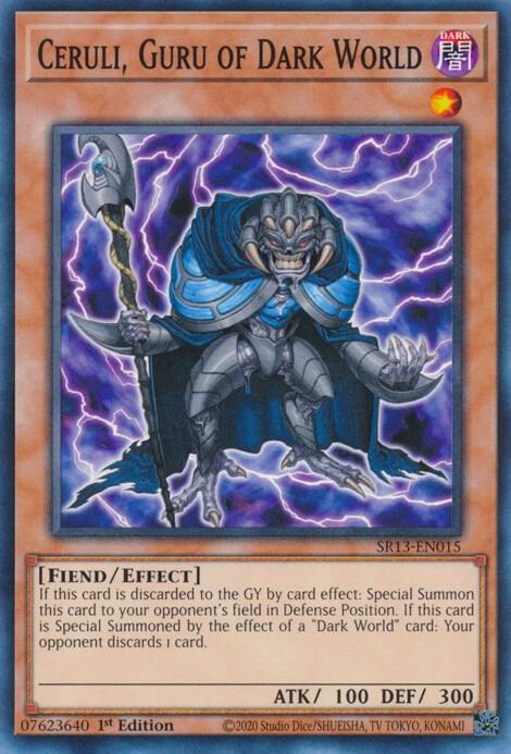 Ceruli Guru of Dark World SR13-EN015 (Structure Deck: Dark World)  - 1st Edition