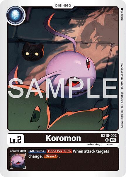 Koromon EX10-002 C (Sinister Order) 