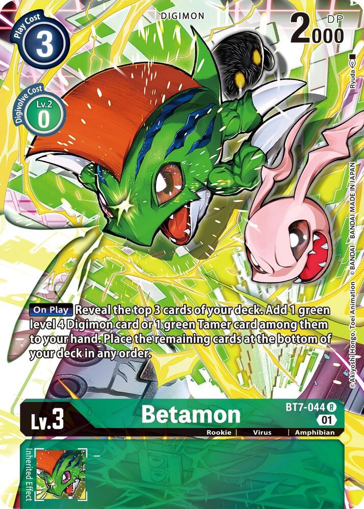 Betamon Alternate Art BT7-044 R (Next Adventure)  - Foil
