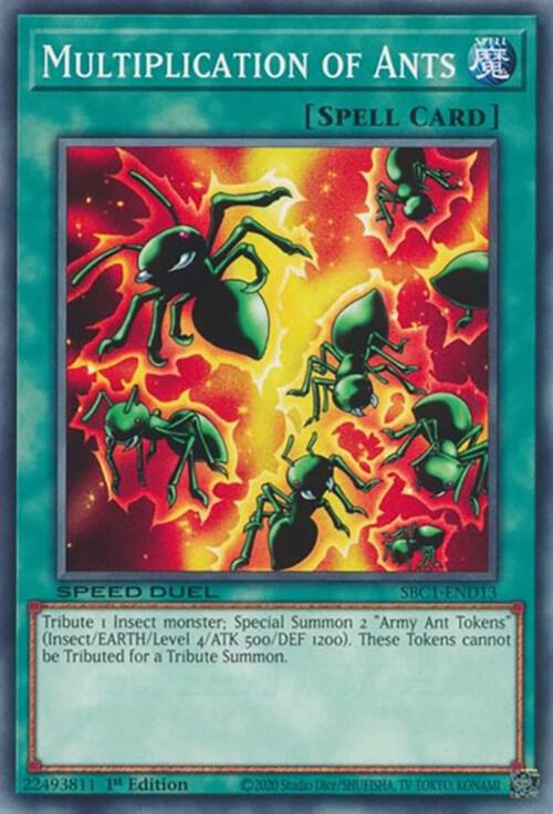 Multiplication of Ants SBC1-END13 (Speed Duel: Streets of Battle City)  - 1st Edition