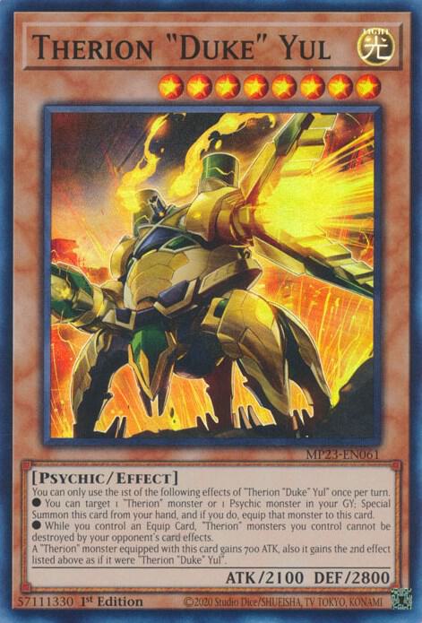 Therion Duke Yul MP23-EN061 (25th Anniversary Tin: Dueling Heroes Mega Pack)  - 1st Edition