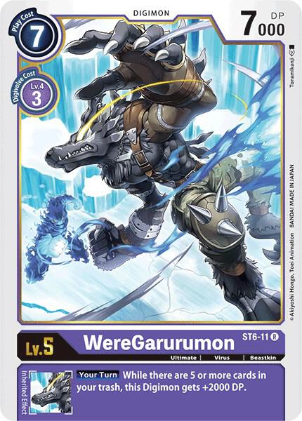 WereGarurumon ST6-11 R (Starter Deck 06: Venomous Violet) 
