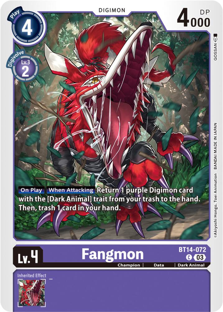 Fangmon BT14-072 C (Blast Ace) 