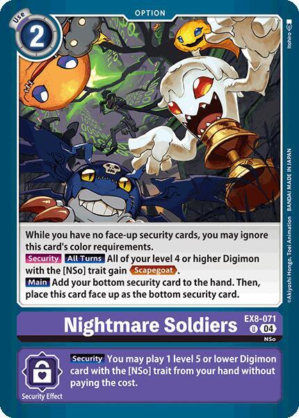 Nightmare Soldiers EX8-071 U (Chain of Liberation) 