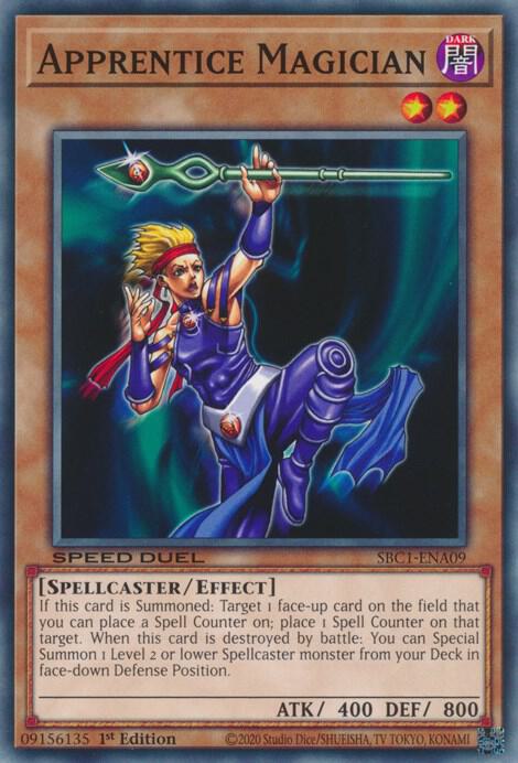 Apprentice Magician SBC1-ENA09 (Speed Duel: Streets of Battle City)  - 1st Edition