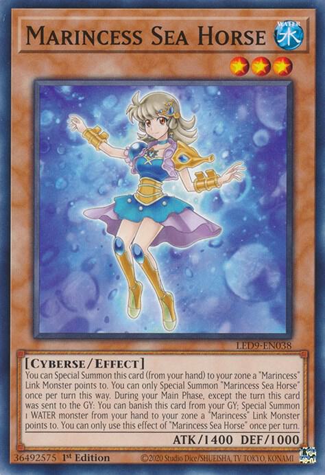 Marincess Sea Horse LED9-EN038 (Legendary Duelists: Duels From the Deep)  - 1st Edition