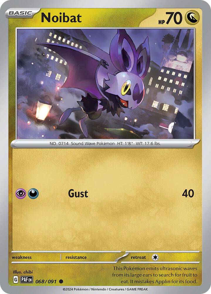 Noibat 068/091 (SV: Paldean Fates) 