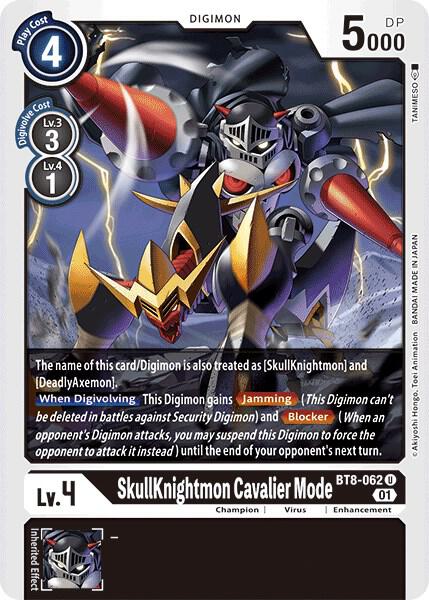 SkullKnightmon Cavalier Mode BT8-062 U (New Awakening) 