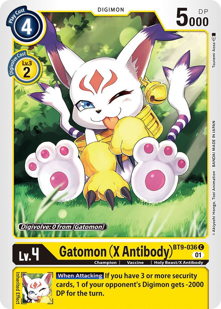 Gatomon X Antibody BT9-036 C (X Record) 