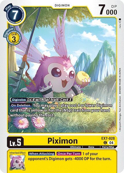 Piximon EX7-028 C (Digimon LIBERATOR) 