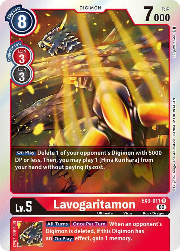 Lavogaritamon EX3-011 R (Draconic Roar)  - Foil