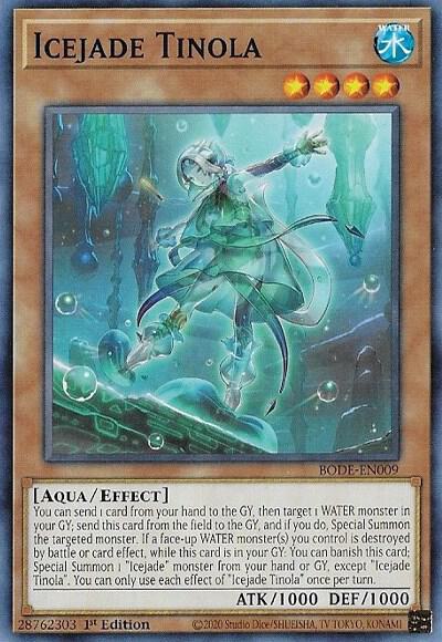 Icejade Tinola BODE-EN009 (Burst of Destiny)  - 1st Edition