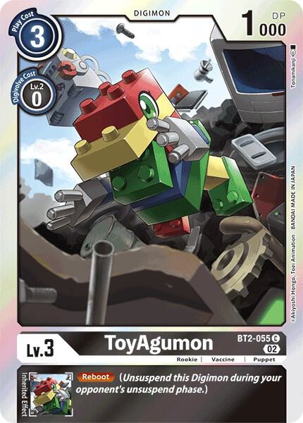ToyAgumon Resurgence Booster Reprint BT2-055 C (Resurgence Booster)  - Foil