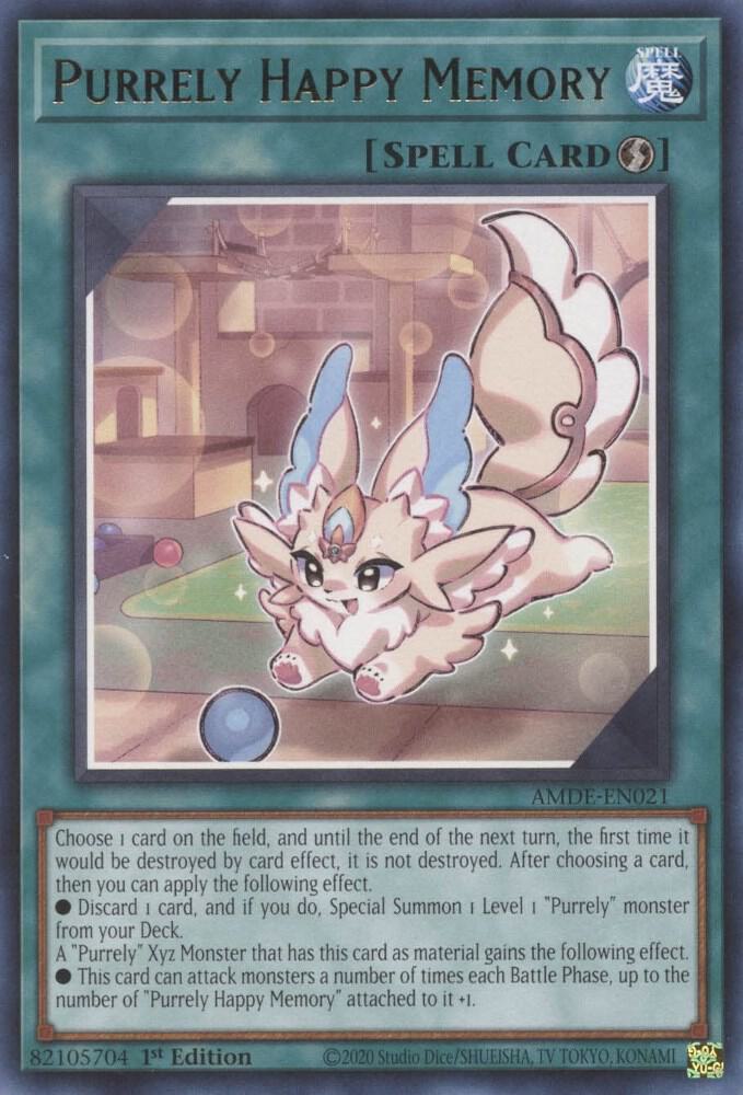 Purrely Happy Memory AMDE-EN021 (Amazing Defenders)  - 1st Edition
