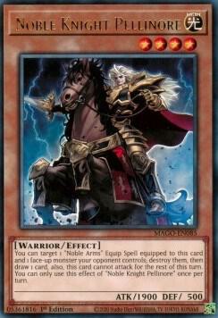 Noble Knight Pellinore MAGO-EN085 (Maximum Gold)  - 1st Edition
