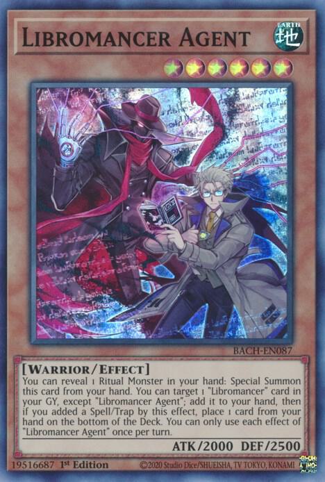 Libromancer Agent BACH-EN087 (Battle of Chaos)  - 1st Edition