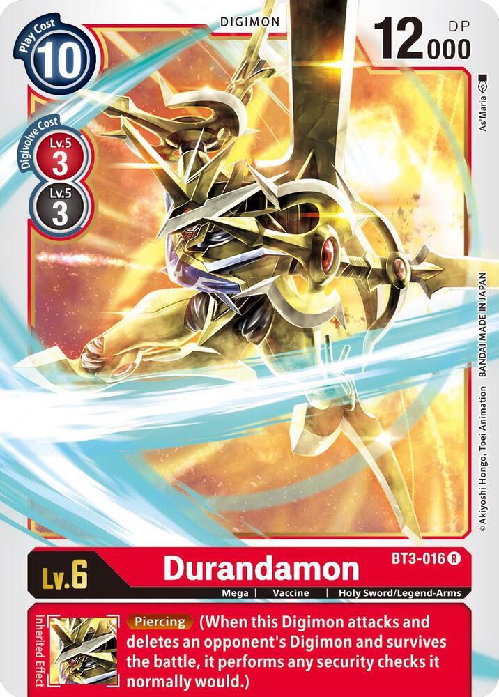 Durandamon BT3-016 R (Release Special Booster 1.5) 