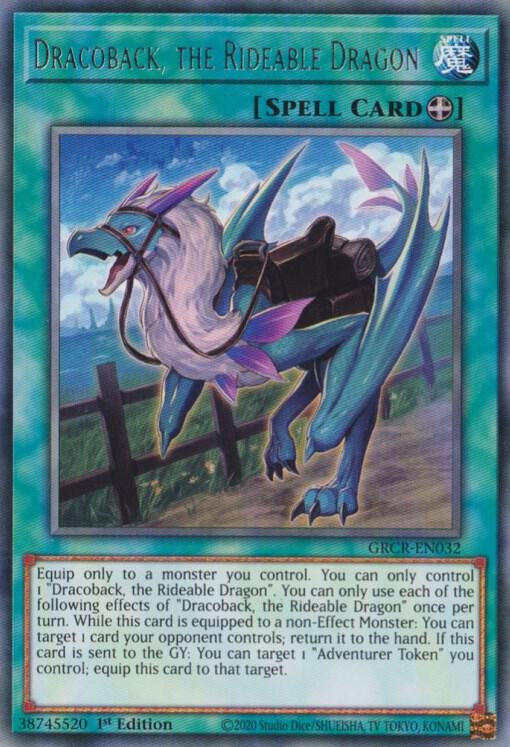 Dracoback, the Rideable Dragon GRCR-EN032 (The Grand Creators)  - 1st Edition
