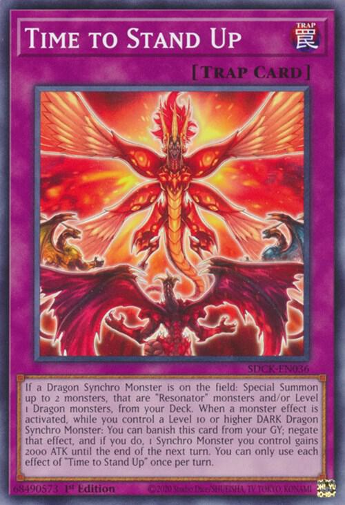 Time to Stand Up SDCK-EN036 (Structure Deck: The Crimson King)  - 1st Edition