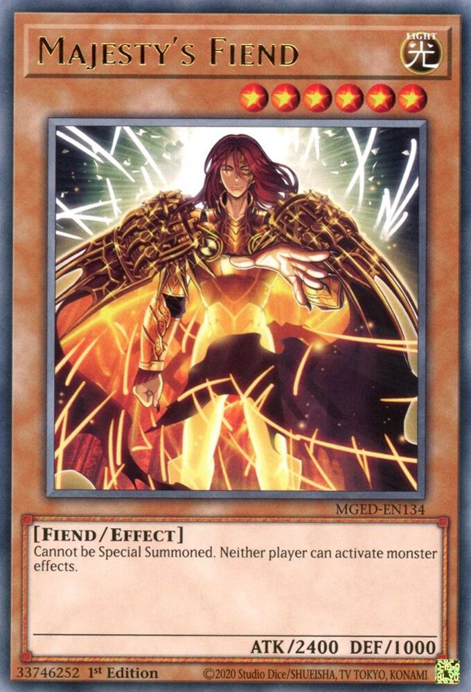Majestys Fiend MGED-EN134 (Maximum Gold: El Dorado)  - 1st Edition