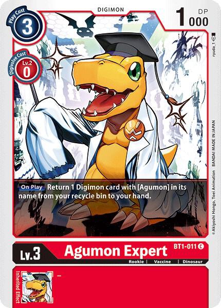 Agumon Expert BT1-011 C (Release Special Booster 1.0) 