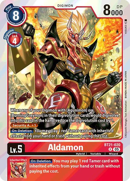 Aldamon BT21-020 R (World Convergence)  - Foil
