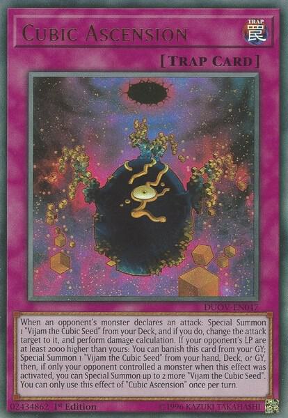 Cubic Ascension DUOV-EN047 (Duel Overload)  - 1st Edition