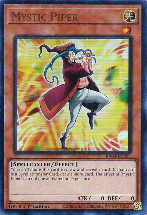 Mystic Piper UR RA04-EN005 (Quarter Century Stampede)  - 1st Edition