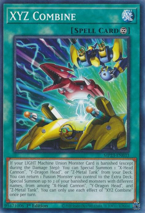 XYZ Combine MP23-EN033 (25th Anniversary Tin: Dueling Heroes Mega Pack)  - 1st Edition