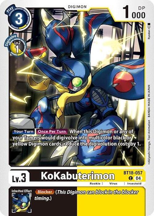 KoKabuterimon BT18-057 C (Release Special Booster 2.0) 