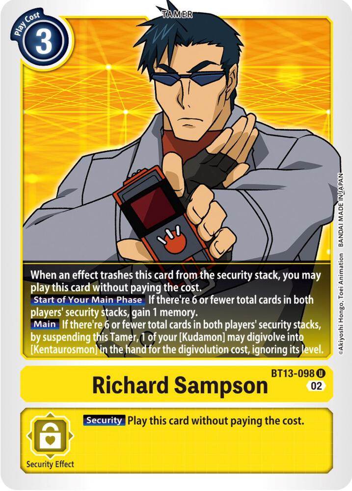 Richard Sampson BT13-098 U (Versus Royal Knights) 