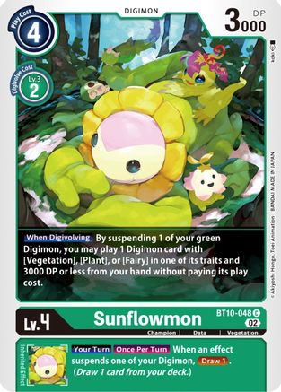 Sunflowmon (BT10-048)  Common - Xros Encounter