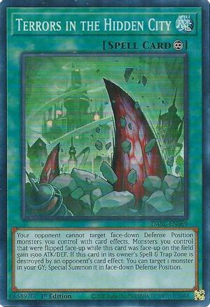 Terrors in the Hidden City (DABL-EN069) - Super Rare - Darkwing Blast