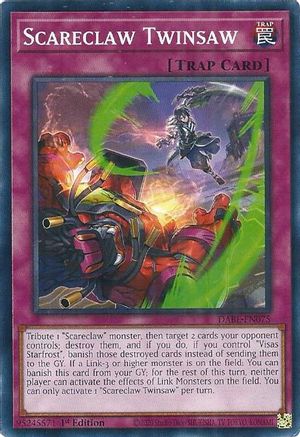 Scareclaw Twinsaw (DABL-EN075) - Common - 1st Edition - Darkwing Blast