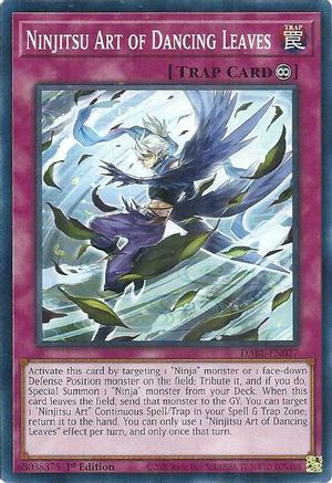Ninjitsu Art of Dancing Leaves (DABL-EN077) - Common - 1st Edition - Darkwing Blast