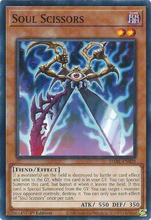 Soul Scissors (DABL-EN029) - Common - 1st Edition - Darkwing Blast