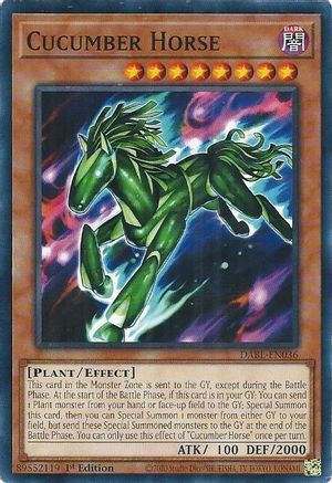 Cucumber Horse (DABL-EN036) - Common - 1st Edition - Darkwing Blast