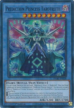 Prediction Princess Tarotreith (DABL-EN038) - Super Rare - 1st Edition - Darkwing Blast