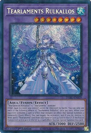Tearlaments Rulkallos (DABL-EN039) - Secret Rare - 1st Edition - Darkwing Blast