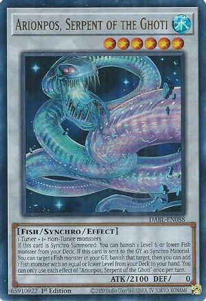 Arionpos, Serpent of the Ghoti (DABL-EN088) - Ultra Rare - Darkwing Blast