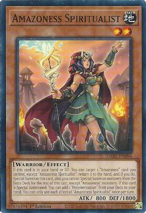 Amazoness Spiritualist (DABL-EN096) - Common - Darkwing Blast