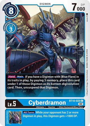 Cyberdramon (BT10-025)  Common - Xros Encounter