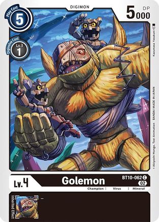 Golemon (BT10-062)  Common - Xros Encounter
