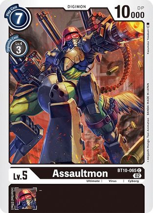 Assaultmon (BT10-065)  Common - Xros Encounter