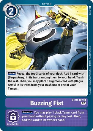 Buzzing Fist (BT10-107)  Common - Xros Encounter