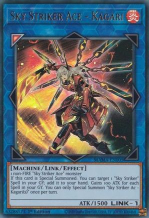 Sky Striker Ace - Kagari (MAMA-EN005) - Ultra Rare - 1st Edition - Magnificent Mavens