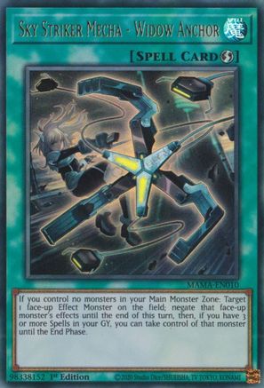 Sky Striker Mecha - Widow Anchor (MAMA-EN010) - Ultra Rare - Magnificent Mavens