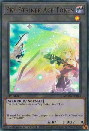 Token: Sky Striker Ace (MAMA-EN013) - Ultra Rare - 1st Edition - Magnificent Mavens
