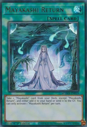 Mayakashi Return (MAMA-EN019) - Ultra Rare - Magnificent Mavens