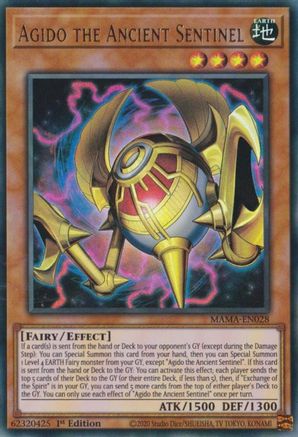 Agido the Ancient Sentinel (MAMA-EN028) - Ultra Rare - 1st Edition - Magnificent Mavens